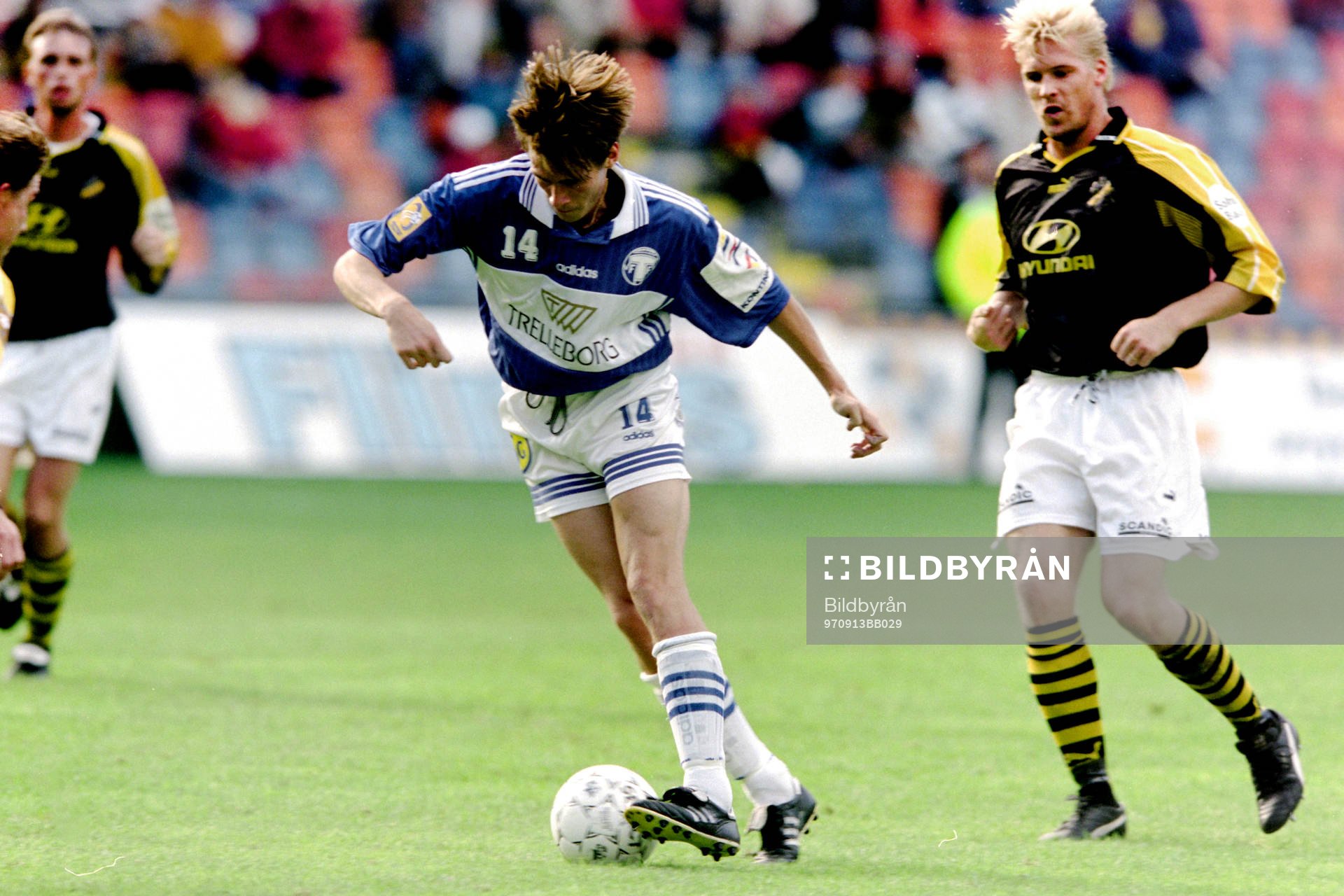Fotboll, Allsvenskan, AIK - Trelleborg, 3-0: Michael Hansson, Trelleborg. 