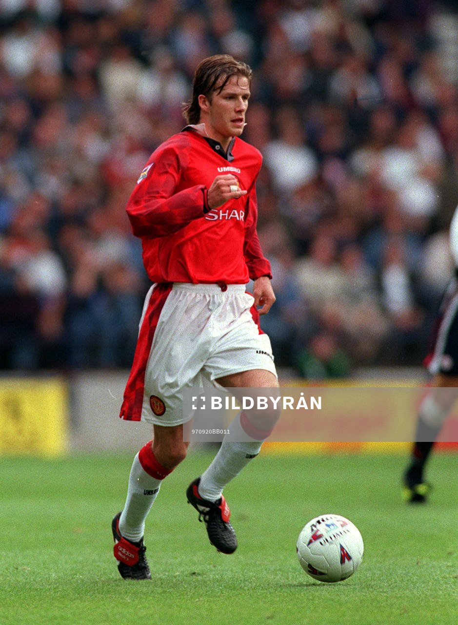 Fotboll -- David Beckham, Manchester U (Manchester United)