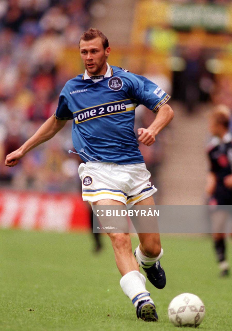 Fotboll -- Duncan Ferguson, Everton