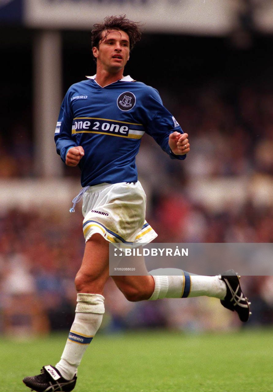 Fotboll -- Gary Speed, Everton