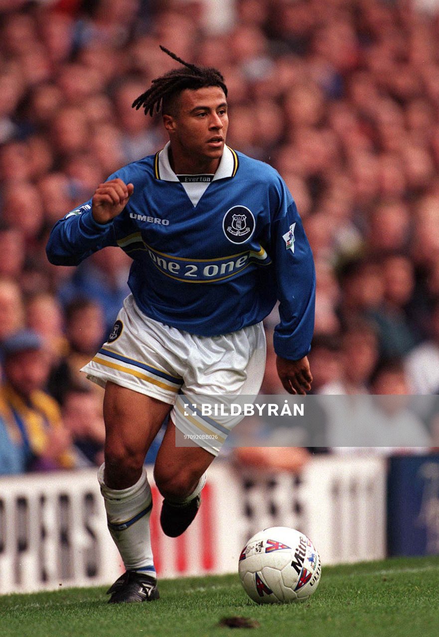 Fotboll -- Daniel Cadamarteri, Everton