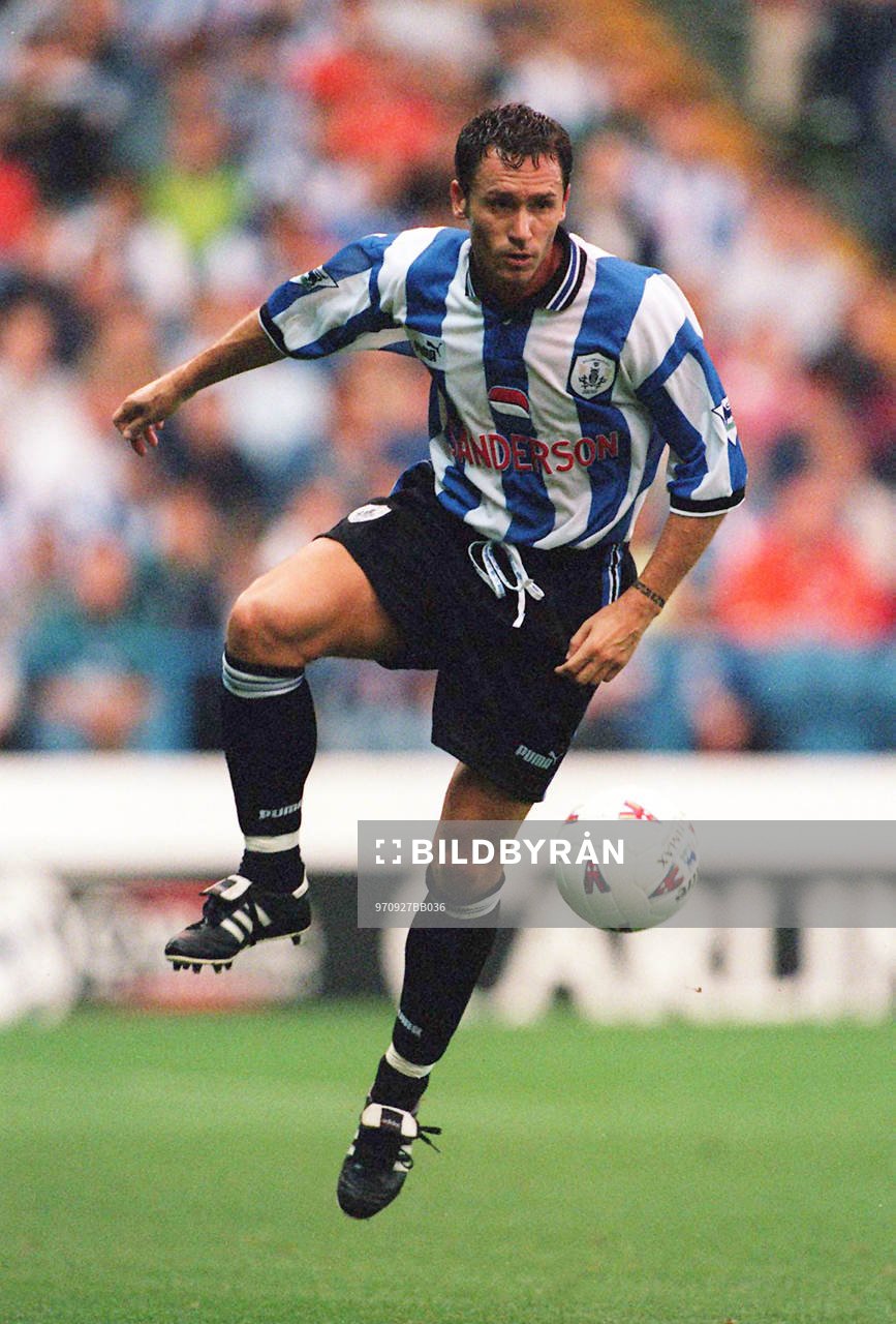 Fotboll -- Ian Nolan, Sheffield W (Sheffield Wednesday)