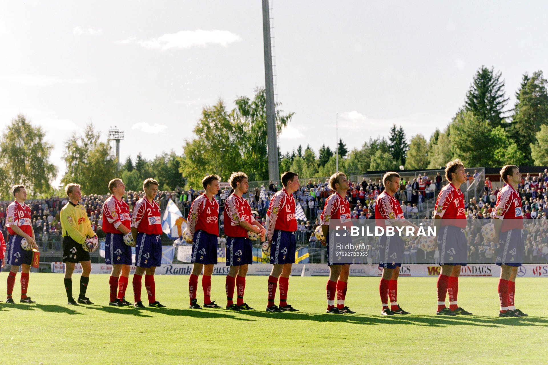 Öster innan matchstart