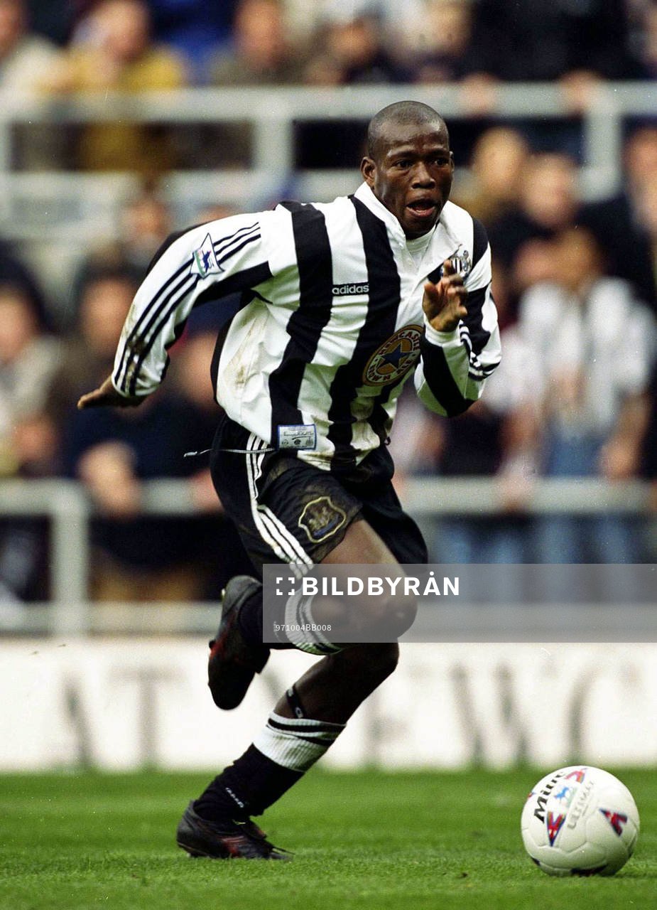 Fotboll -- Faustino Asprilla (Fausto Asprilla), Newcastle