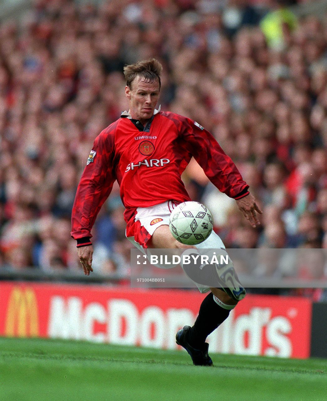 Fotboll -- Teddy Sheringham (Ted Sheringham), Manchester U (Manchester United)