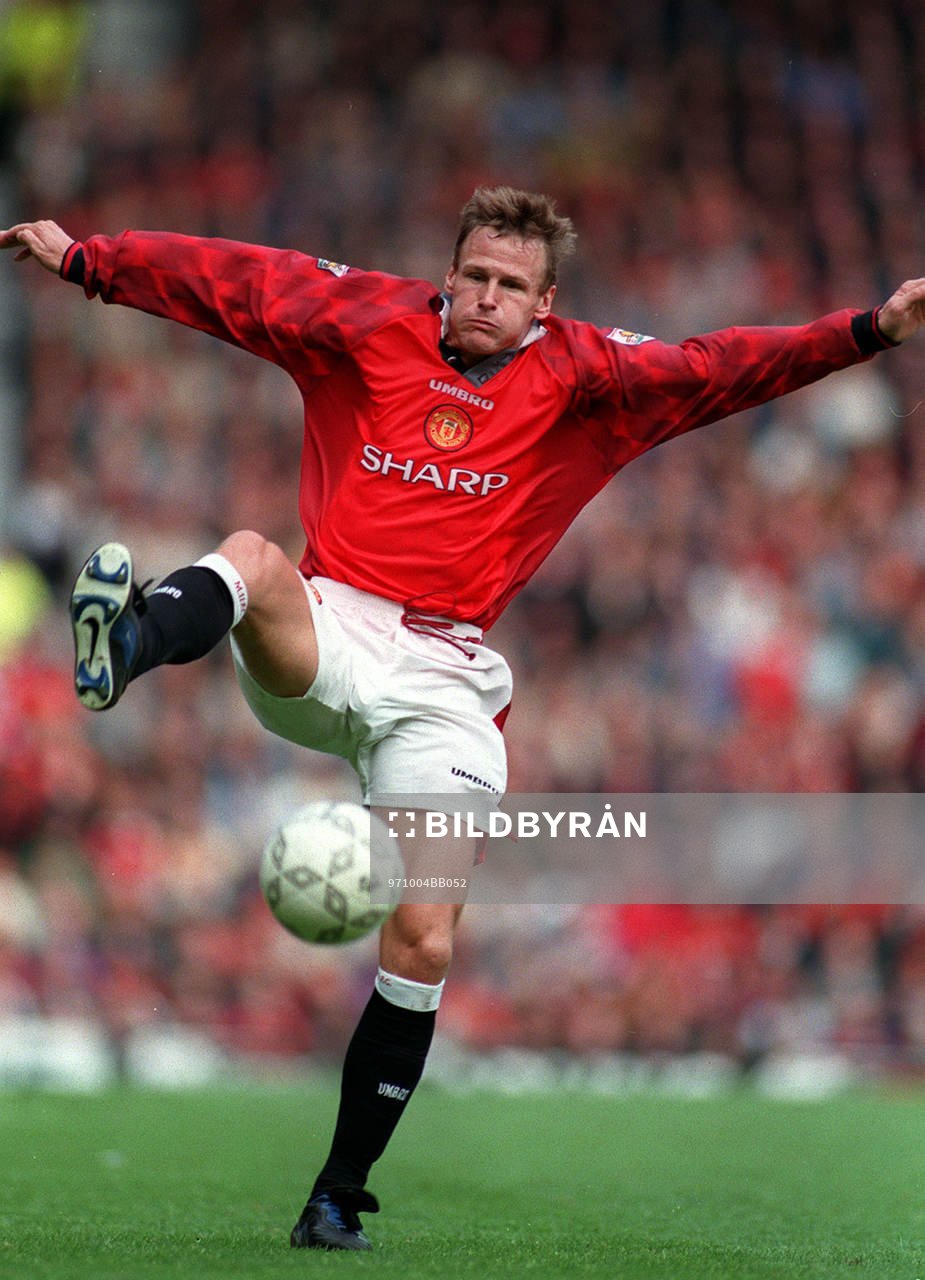 Fotboll -- Teddy Sheringham (Ted Sheringham), Manchester U (Manchester United)