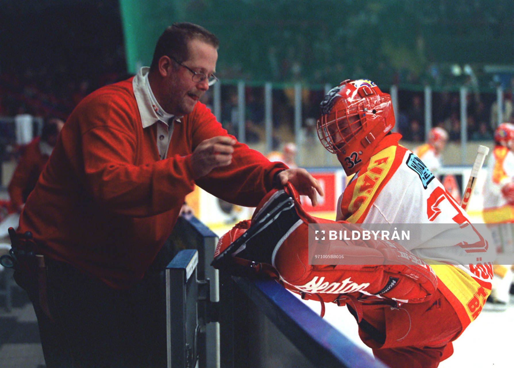Ishockey Petter Rönnqvist (Petter Rönnkvist), målvakt