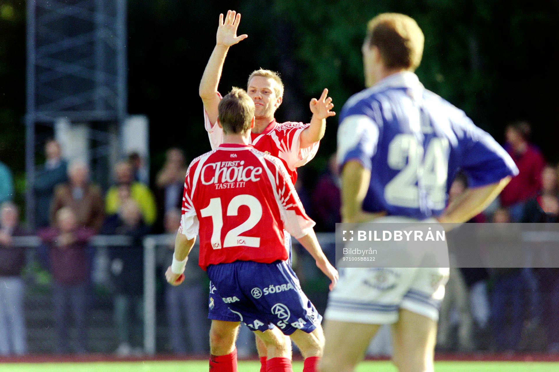 Hans Eklund och Christoffer Olofsson, Öster jublar