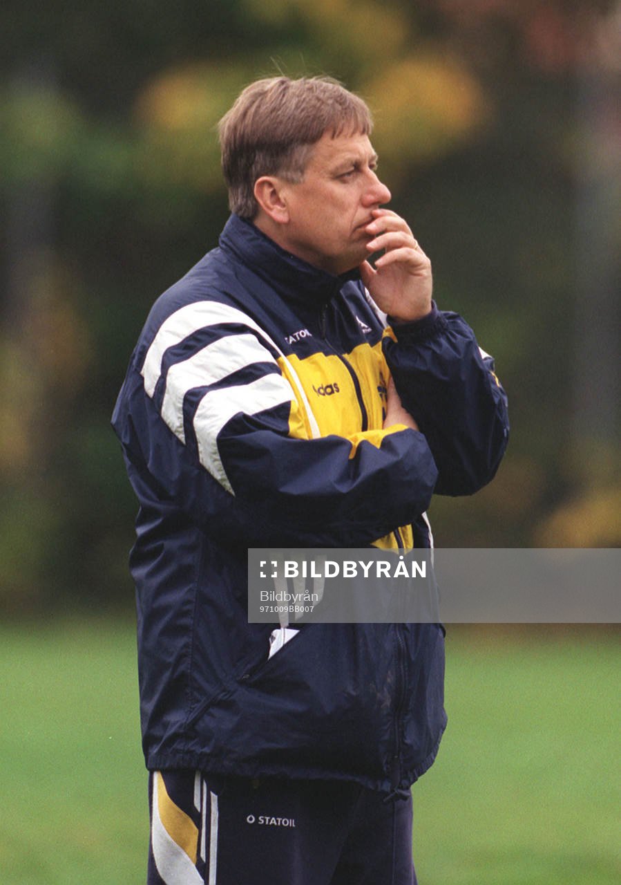Fotboll Tommy Söderberg, förbundskapten Sverige