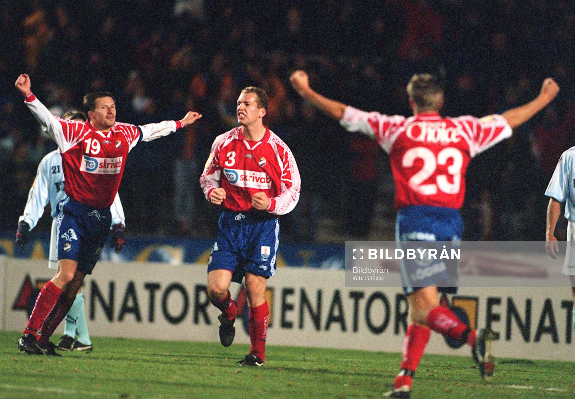 Nicklas Persson, Christer Frisk och Rickard Axberg