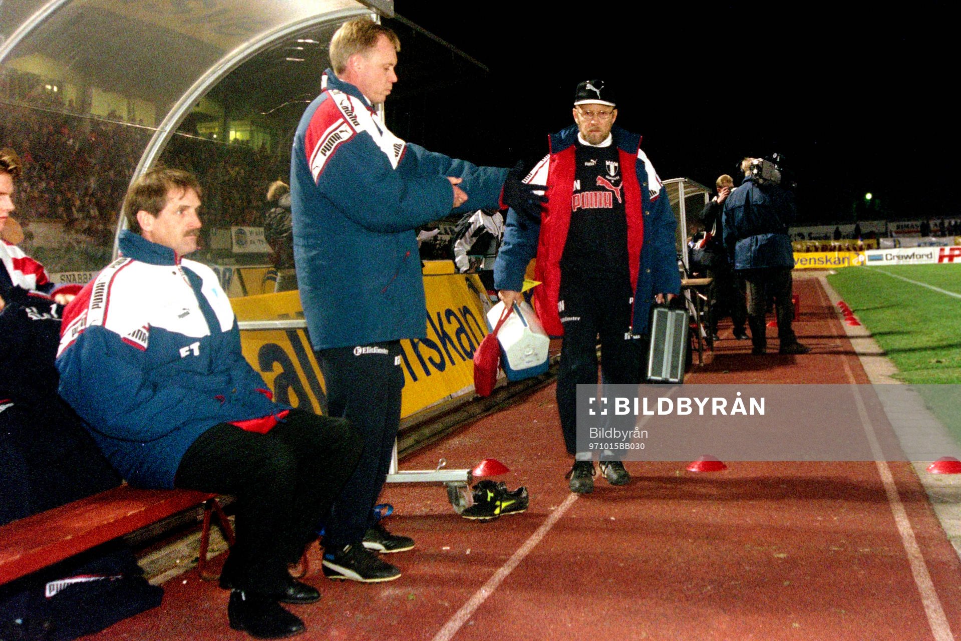 Frans Thijssen, tränare och Lars Larsson, assisterande