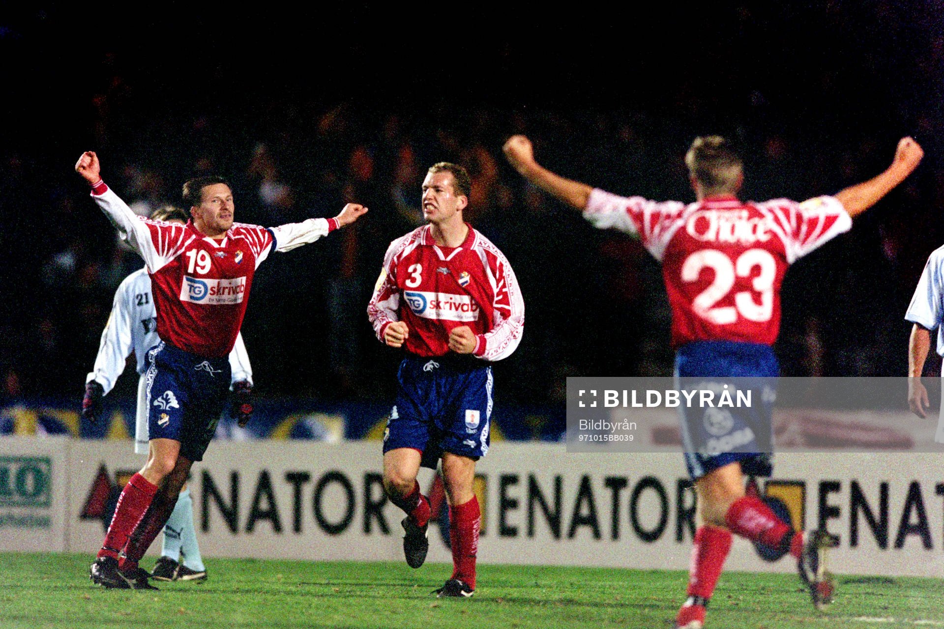 Nicklas Persson, Fredrik Bild och Rickard Axberg, Öster