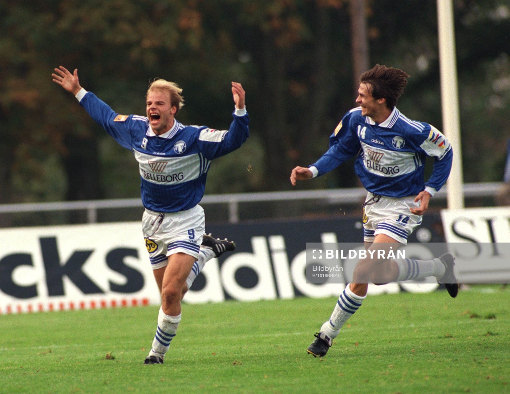 Fotboll Andreas Hermansson och Michael Hansson (Mikael