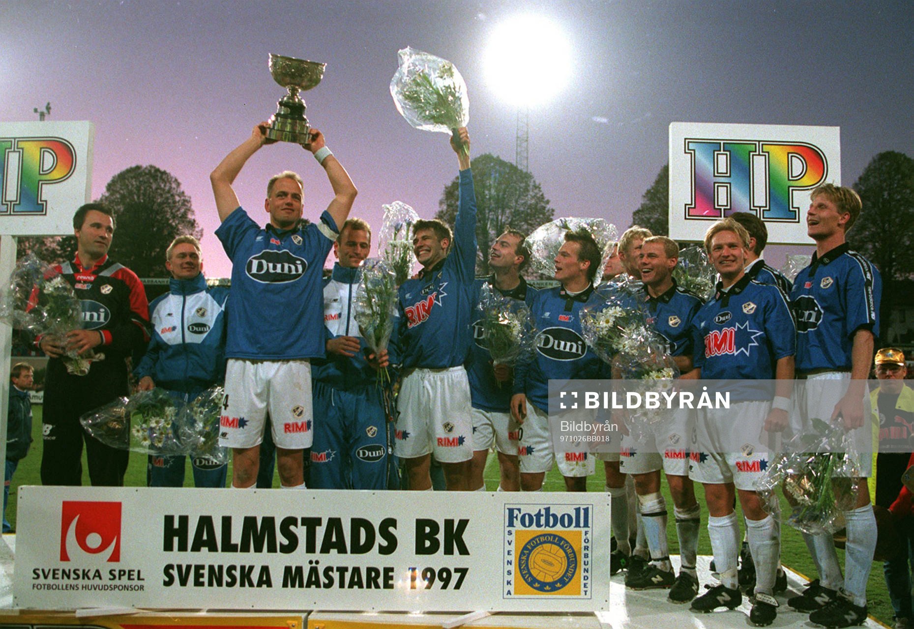 Fotboll Halmstad BK - SM-guld 1997