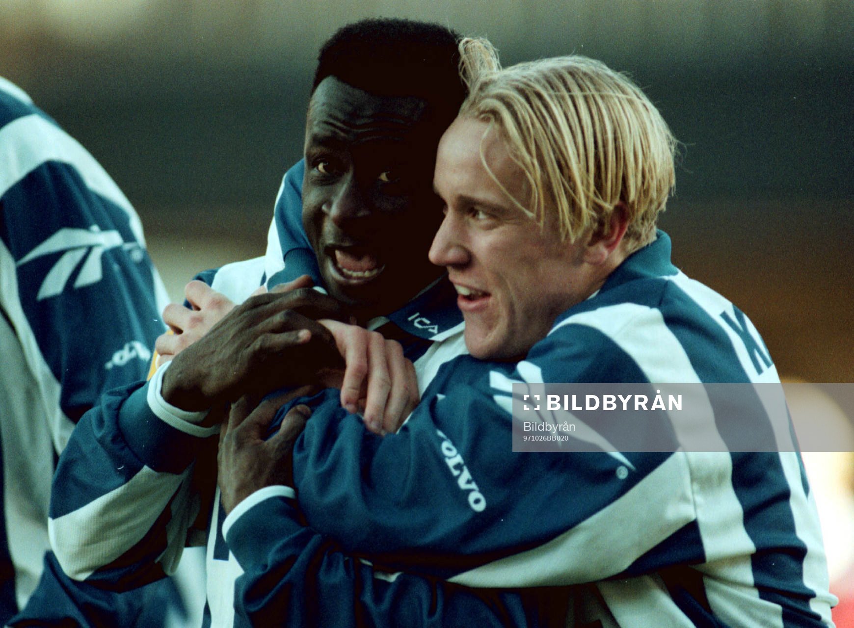 Emmanuel Tetteh (Emanuel Tetteh) och Pär Karlsson, IFK