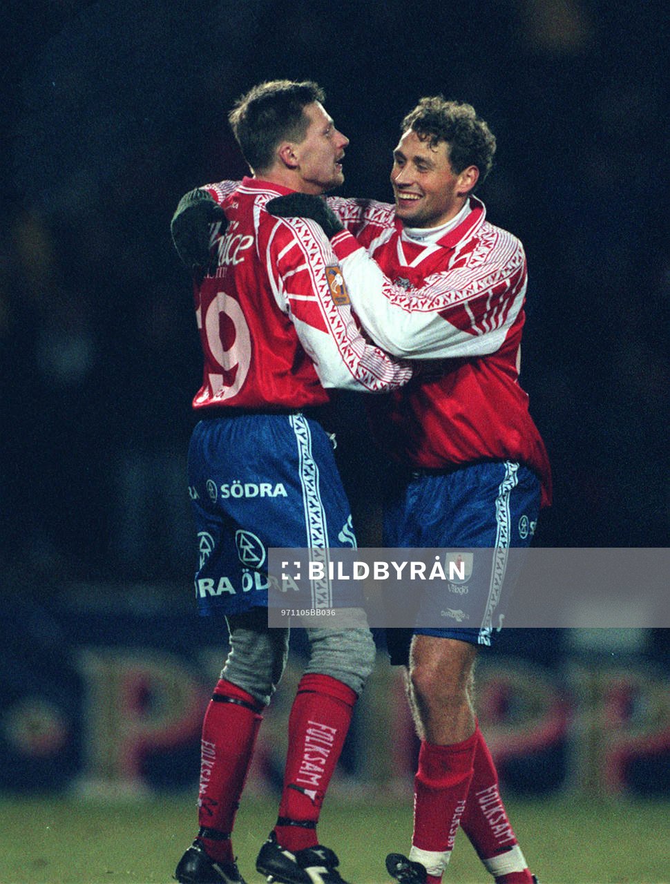Fotboll Nicklas Persson och Andreas Ottosson, Öster