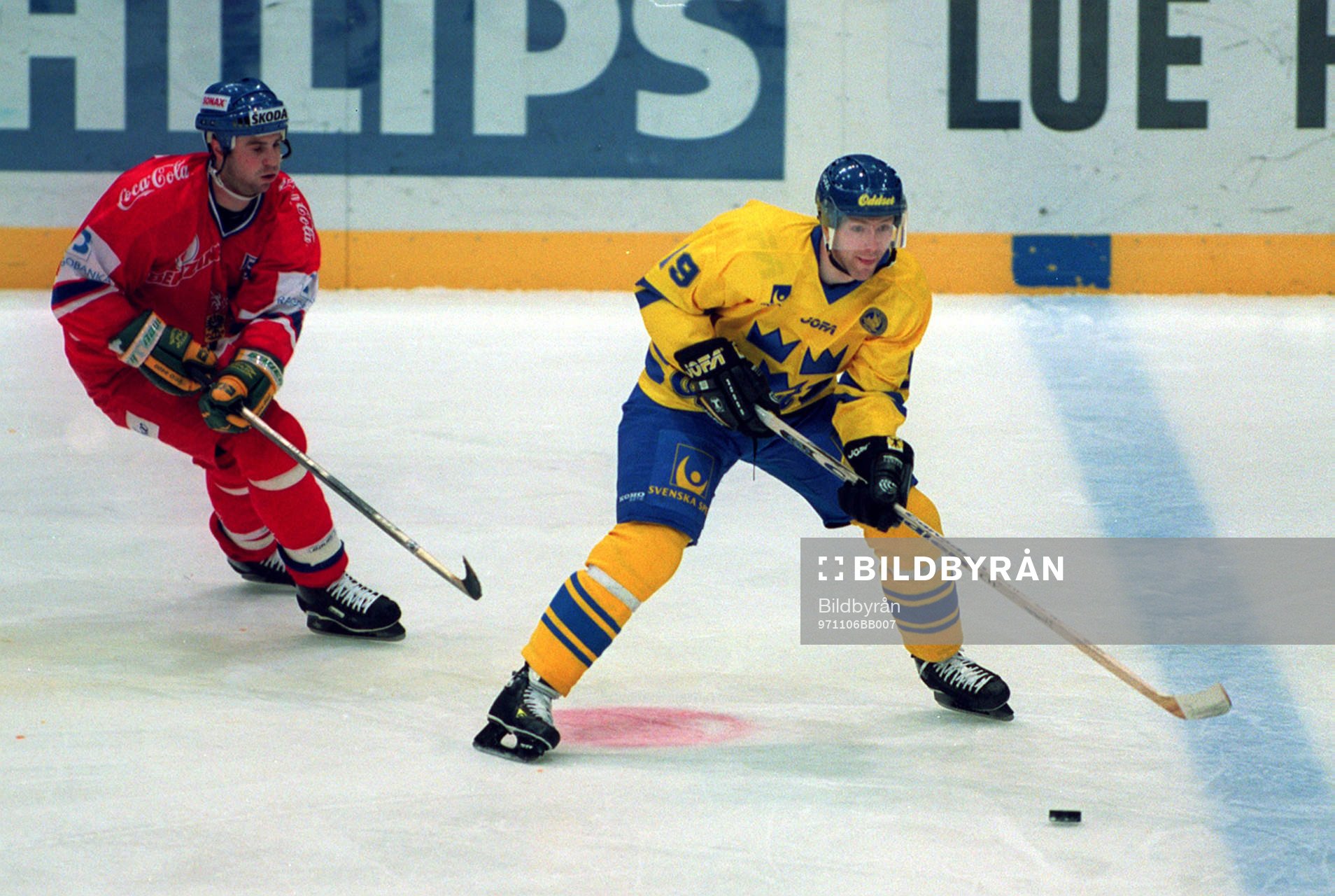 Ishockey Peter Nordström, Sverige (mot Tjeckien)