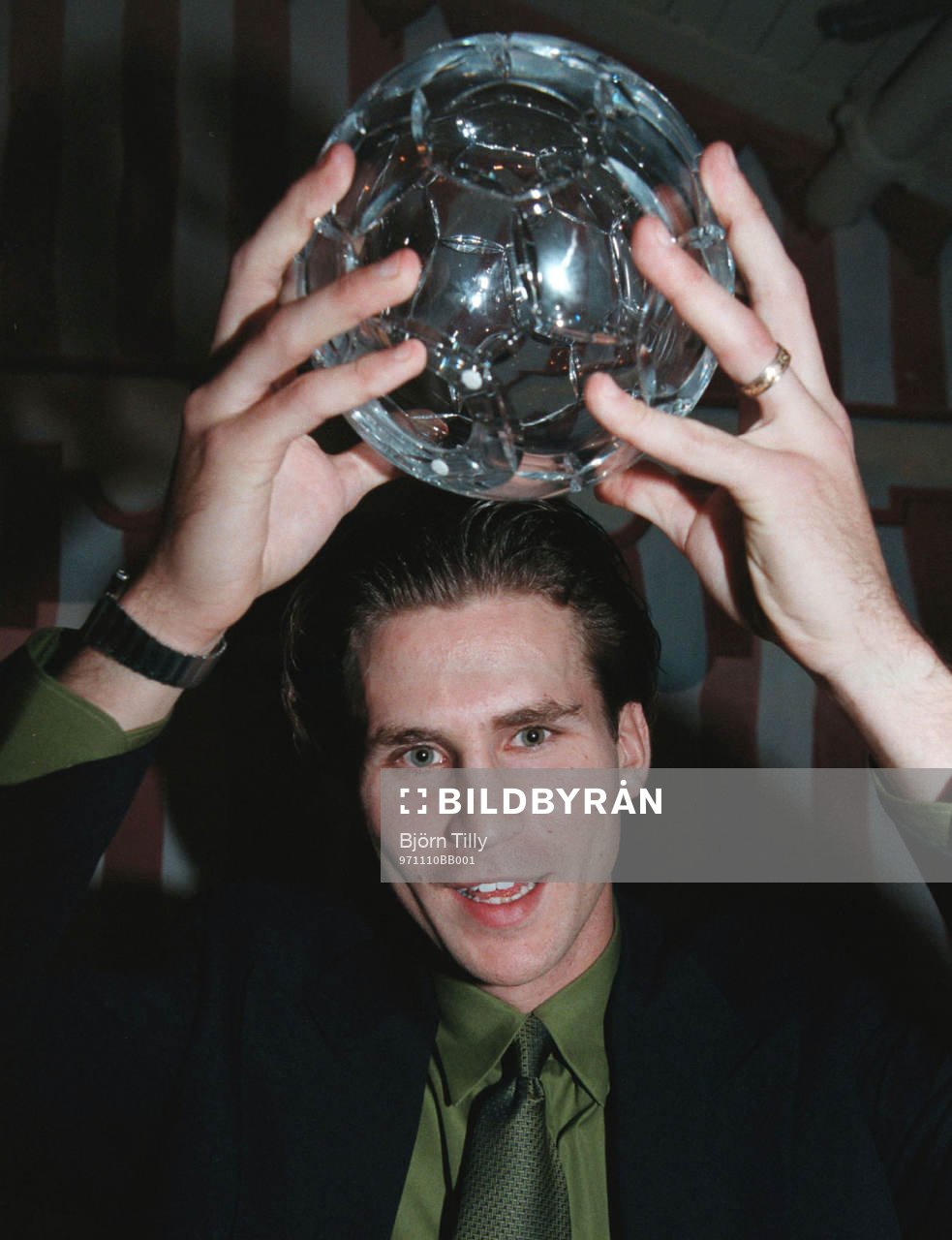 Fotboll Andreas Jakobsson, Årets försvarare 1997
© Bildbyrån 