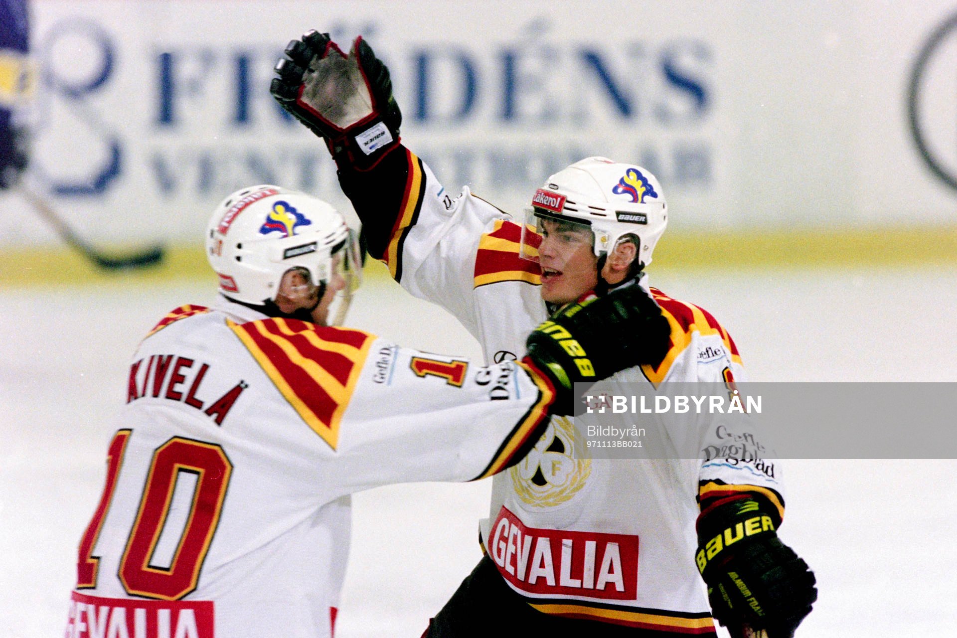 Teppo Kivelä och Tommy Westlund, Brynäs jublar