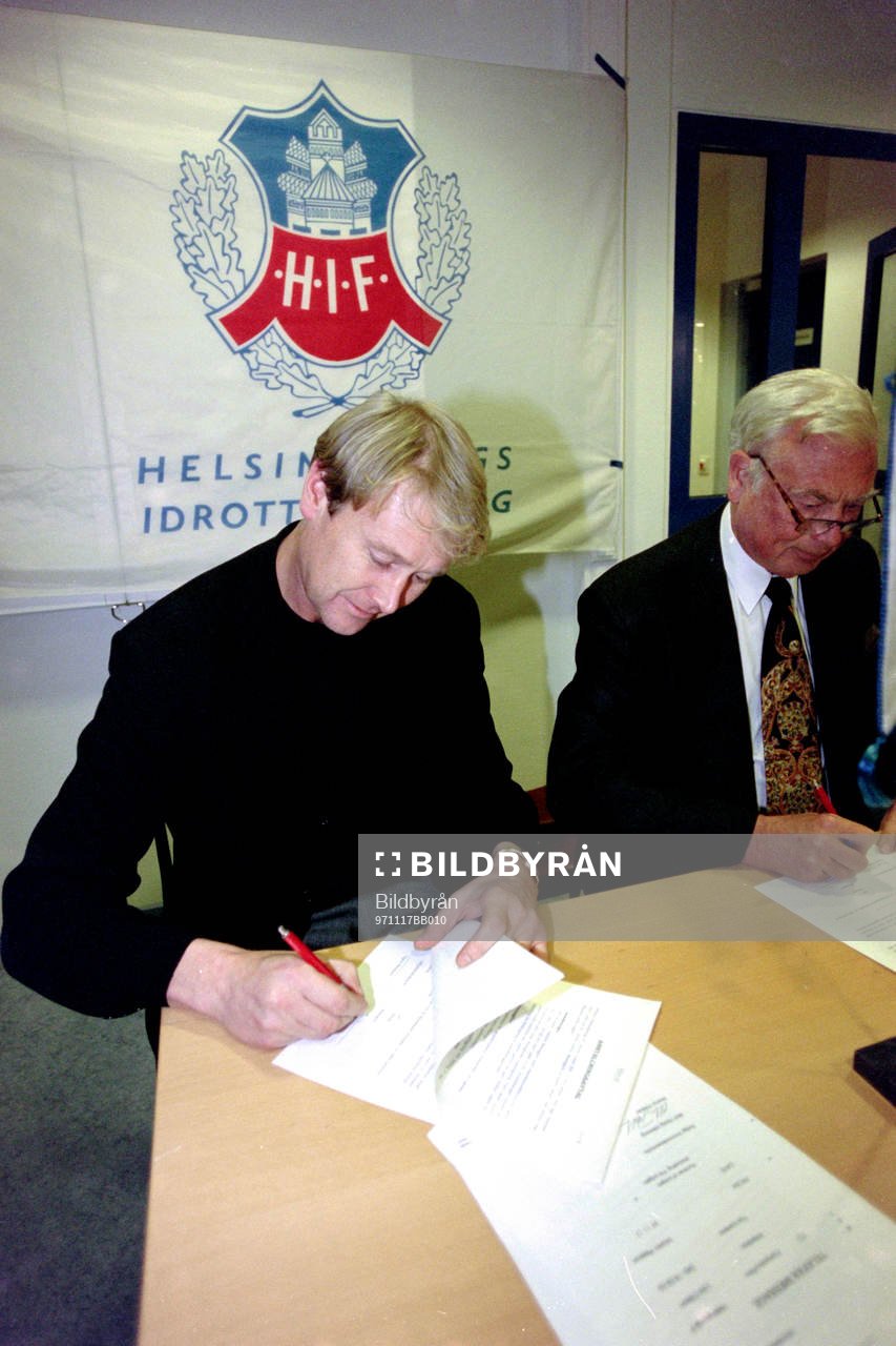Åge Hareide, Tränare och Ingvar Wenehed, Ordförande,