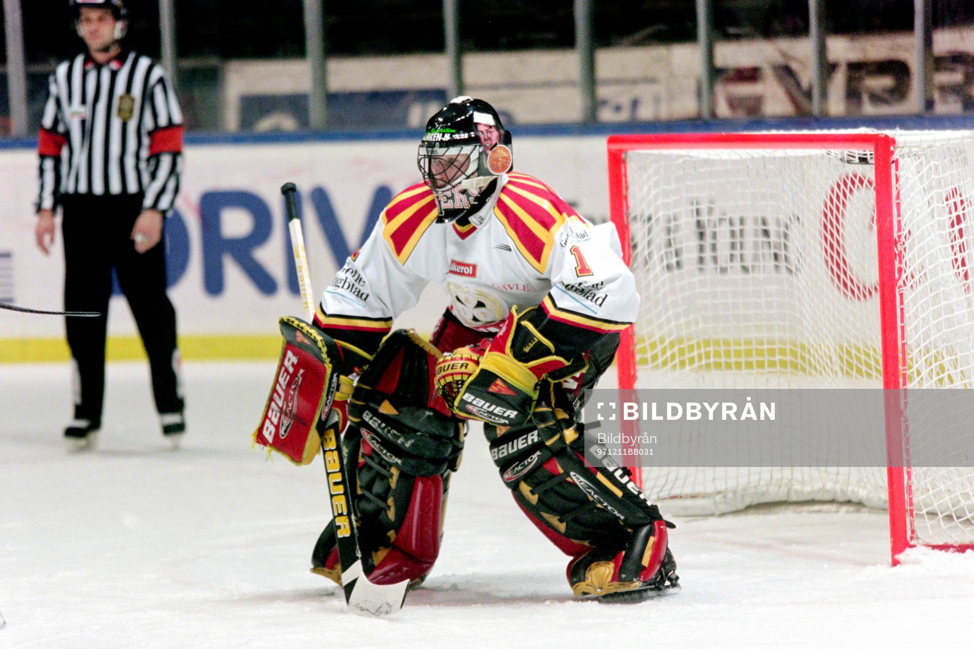 Johan Holmqvist, målvakt i Brynäs