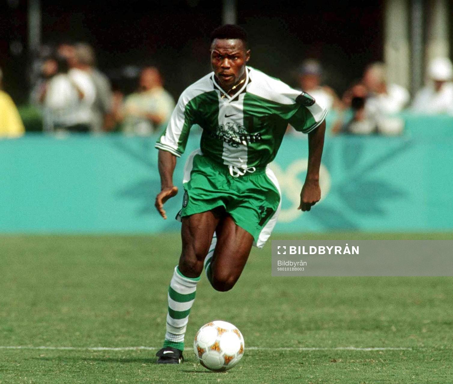 Fotboll VM 1998.Victor Ikpeba, Nigeria