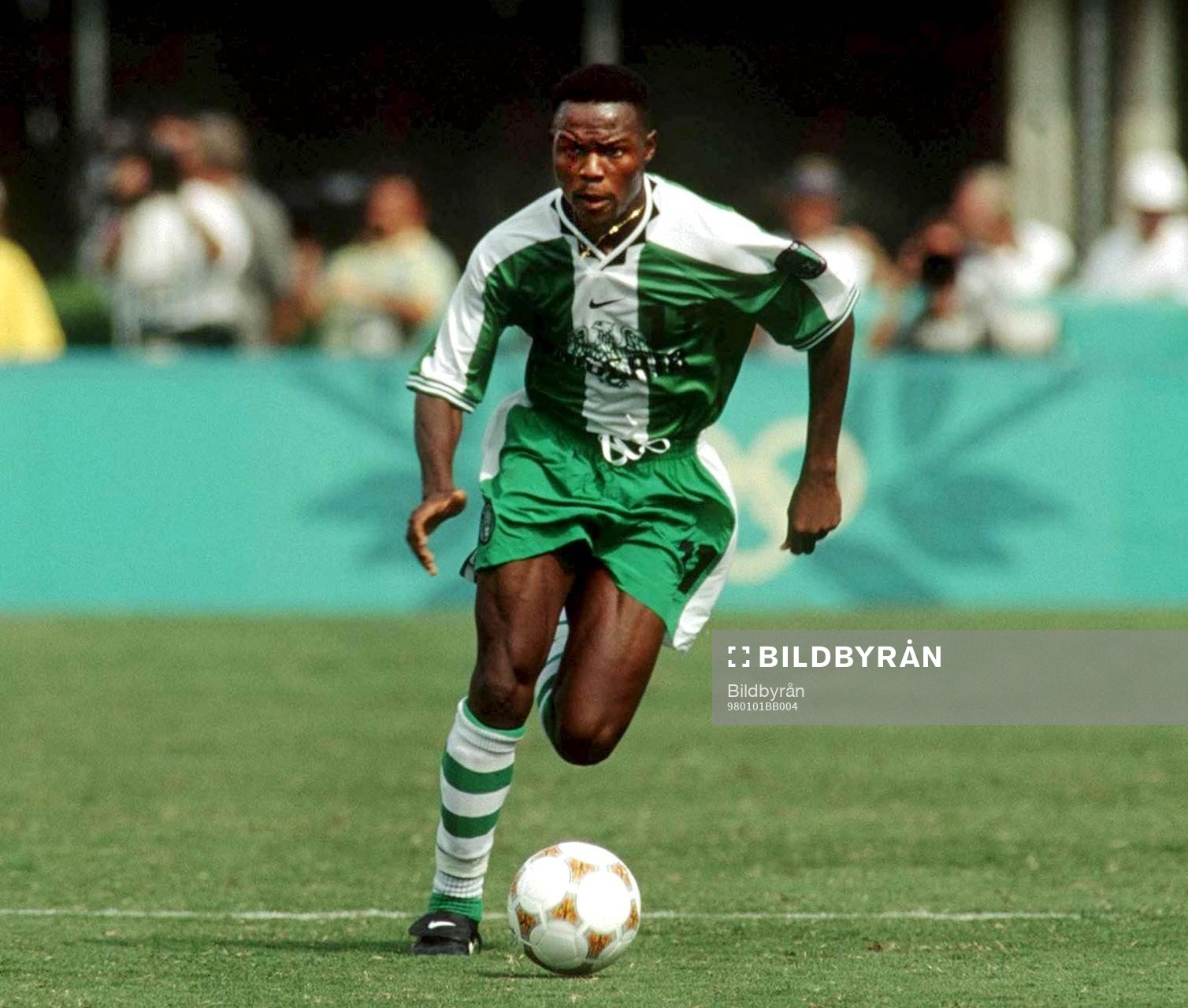 Fotboll, VM 1998.Victor Ikpeba, Nigeria