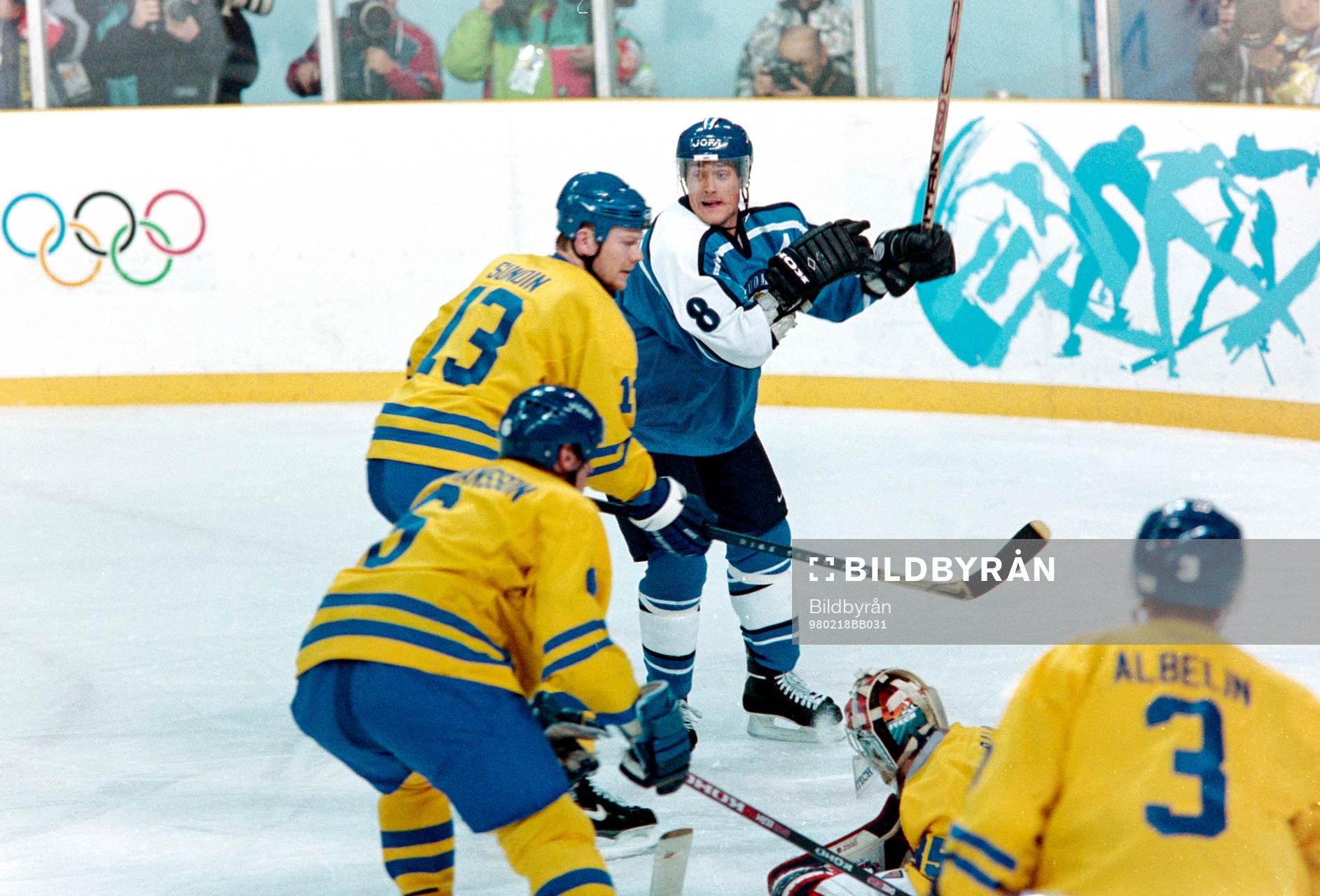 Teemu Selänne, Finland jublar