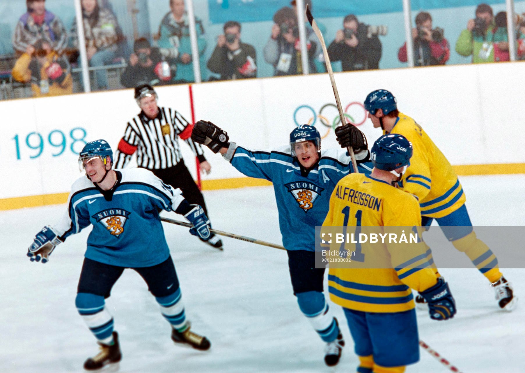 Teemu Selänne, Finland jublar