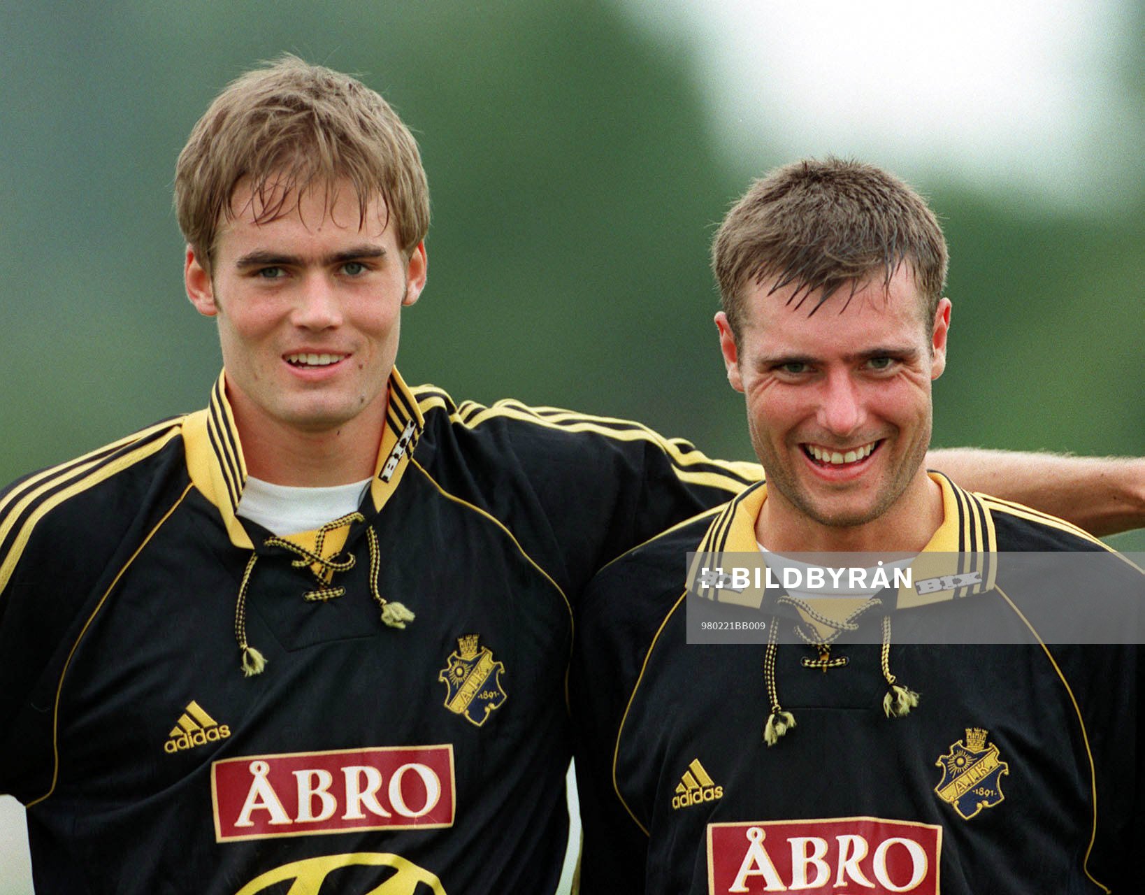 Olof Mellberg och Marino Rahmberg, AIK