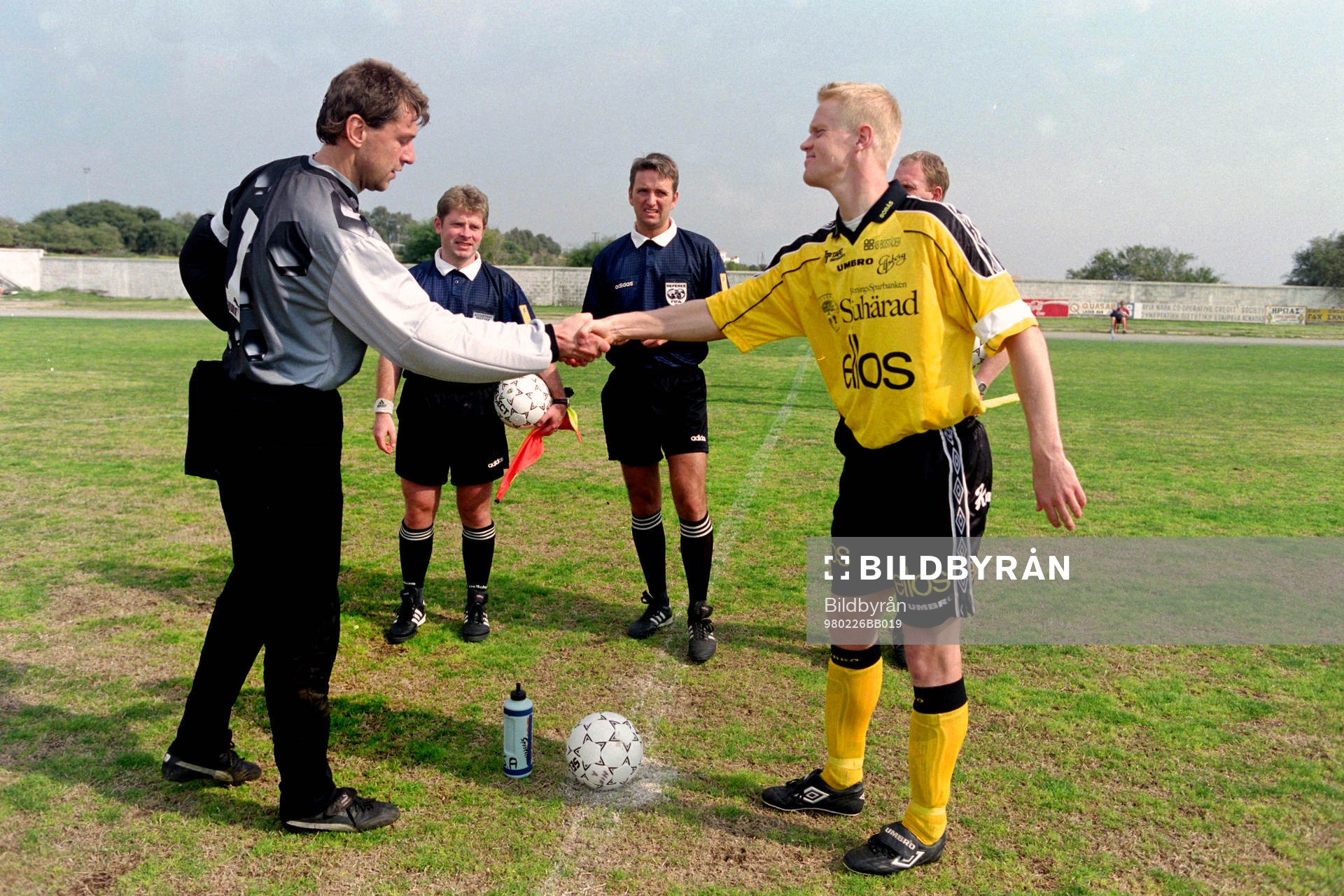 Sven Andersson, målvakt, Helsingborg och Stefan Mogren,