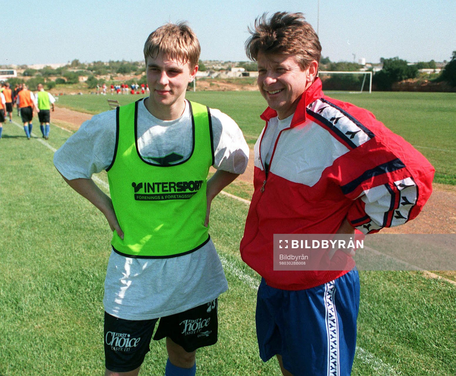 Rikard Axberg och Bo Axberg, tränare Öster