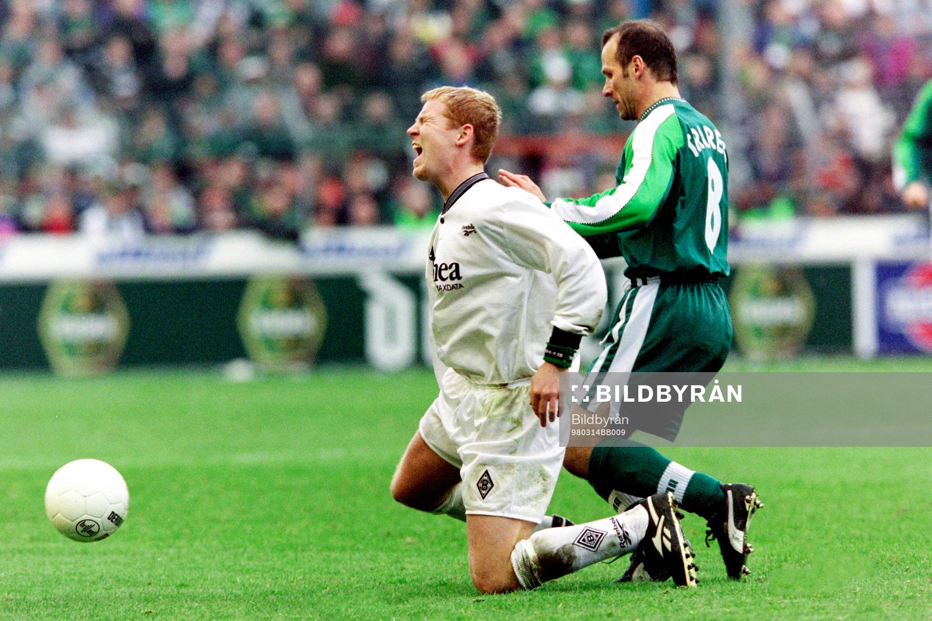 Fotboll, Bundesliga, Borussia Mönchengladbach - Werder