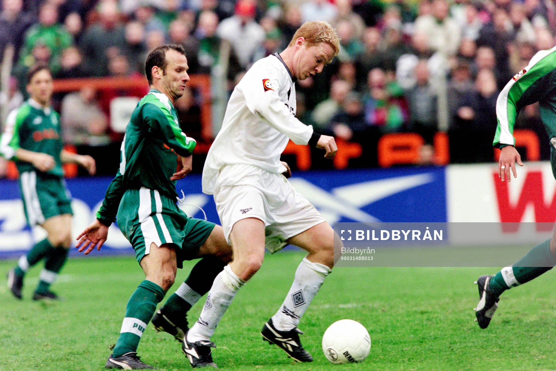 Fotboll, Bundesliga, Borussia Mönchengladbach - Werder