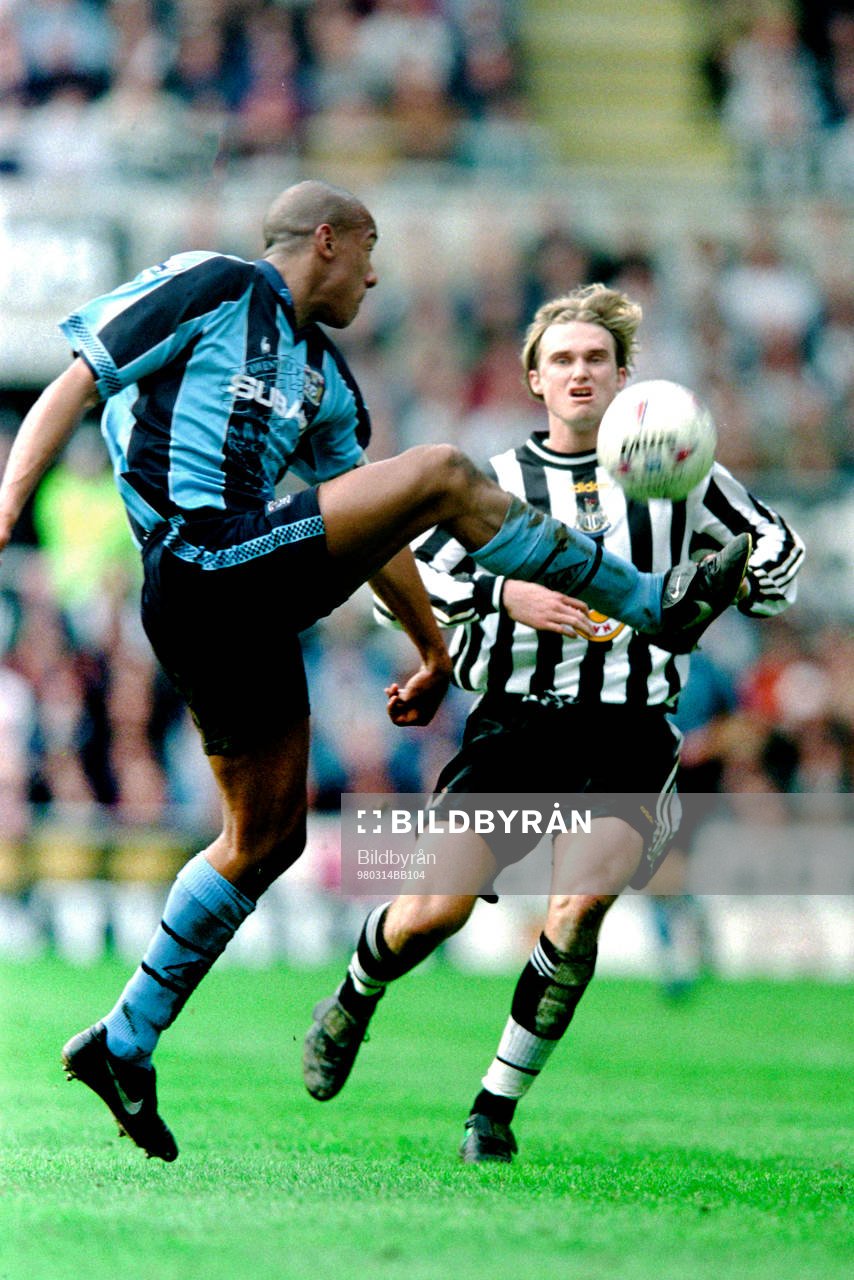 Dion Dublin, Coventry och Andreas Andersson, Newcastle