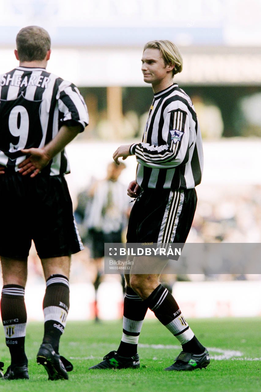 Alan Shearer och Andreas Andersson, Newcastle