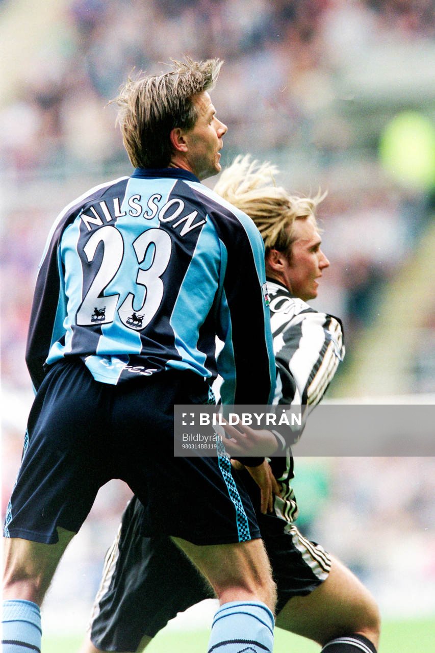 Roland Nilsson, Coventry i ryggen på Andreas Andersson,