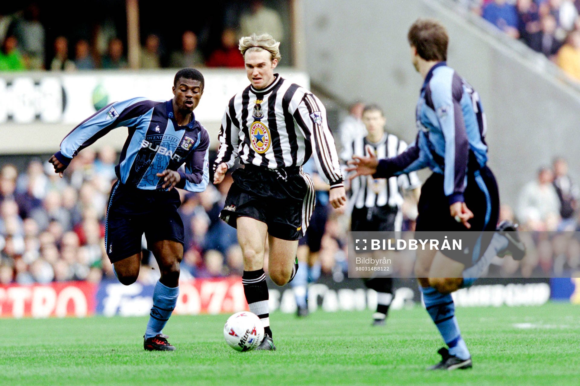 Andreas Andersson, Newcastle med bollen