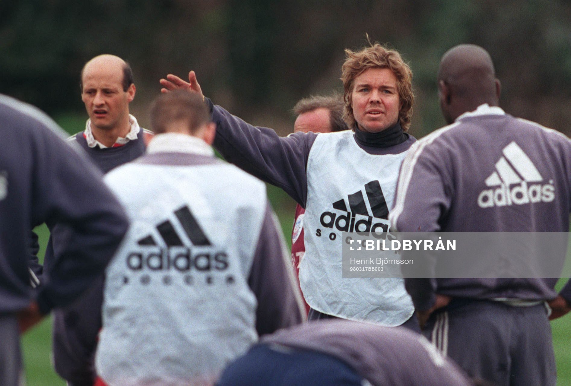 Attilio Lombardo och Tomas Brolin, tränare Crystal Palace (Crystal P)