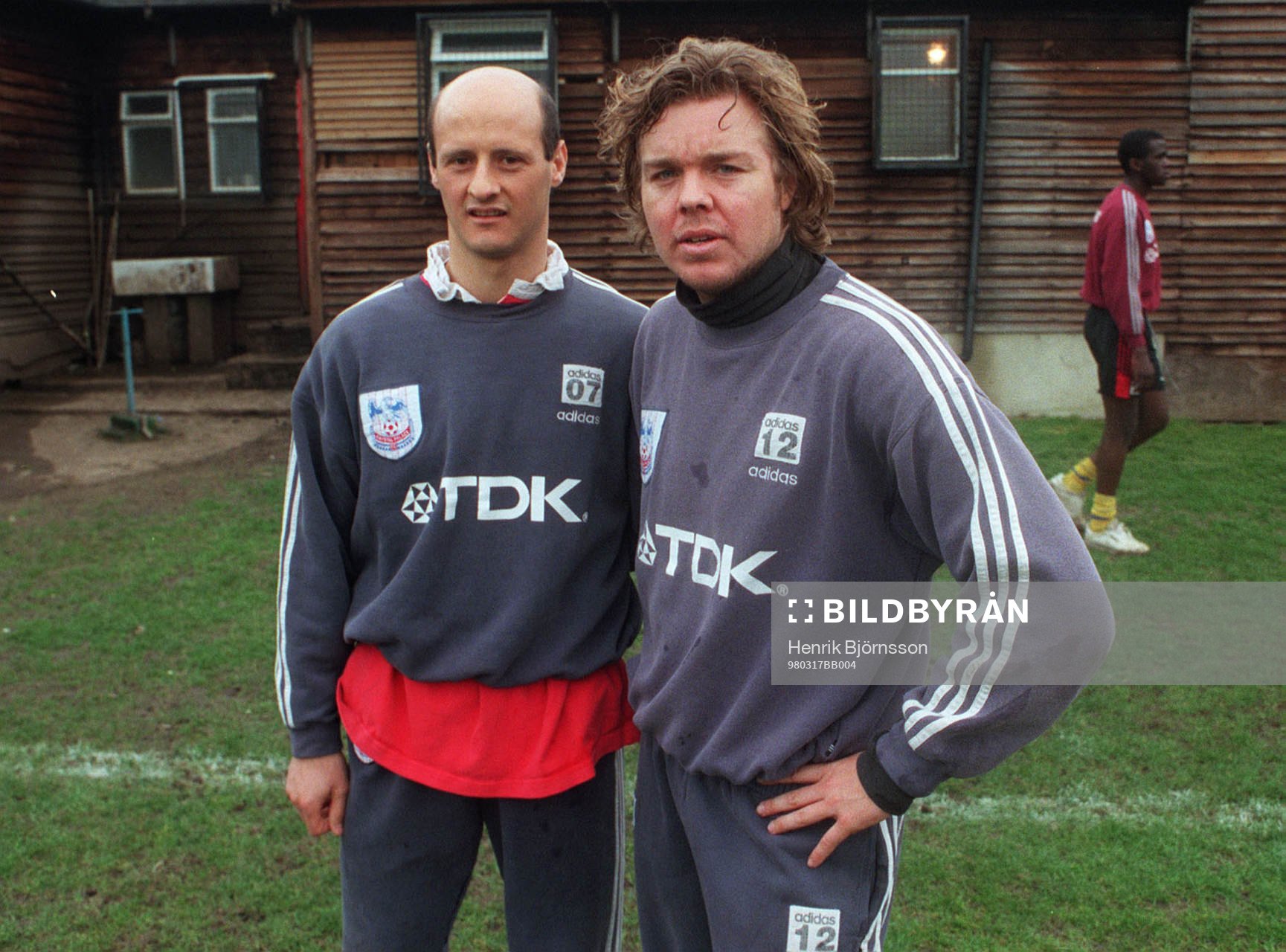 Attilio Lombardo och Tomas Brolin, tränare Crystal Palace (Crystal P)