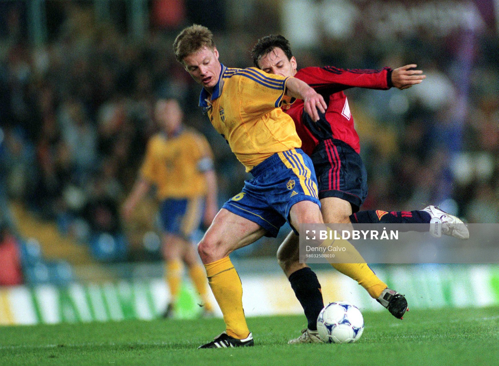  Stefan Schwarz, Sverige och Raul Gonzalez, Spanien
© Bildbyrån - 22330
