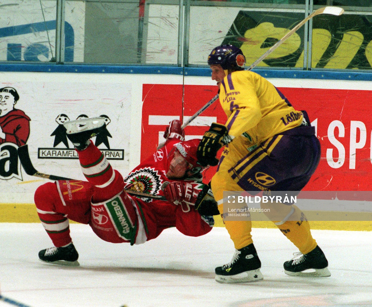 Sergei Fokin (Sergej Fokin) fäller Lars-Göran Wiklander