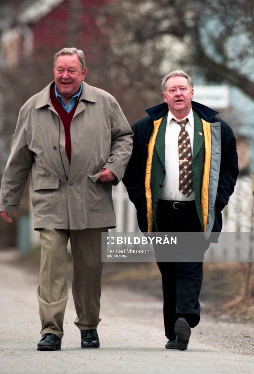 Lennart Johansson, Uefa president och Lars-Gunnar