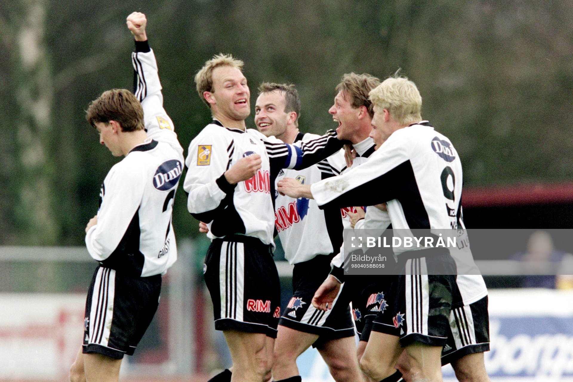 Torbjörn Arvidsson och Halmstad jublar