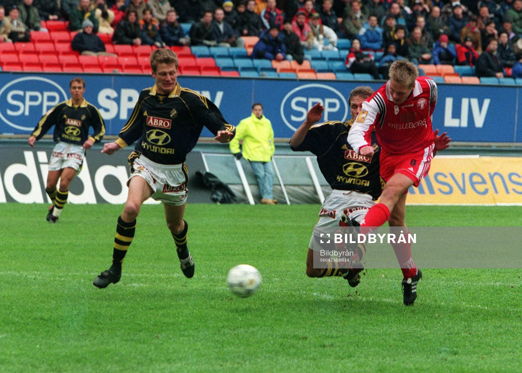 Krister Nordin och Michael Brundin, AIK och Patrik Olsson,