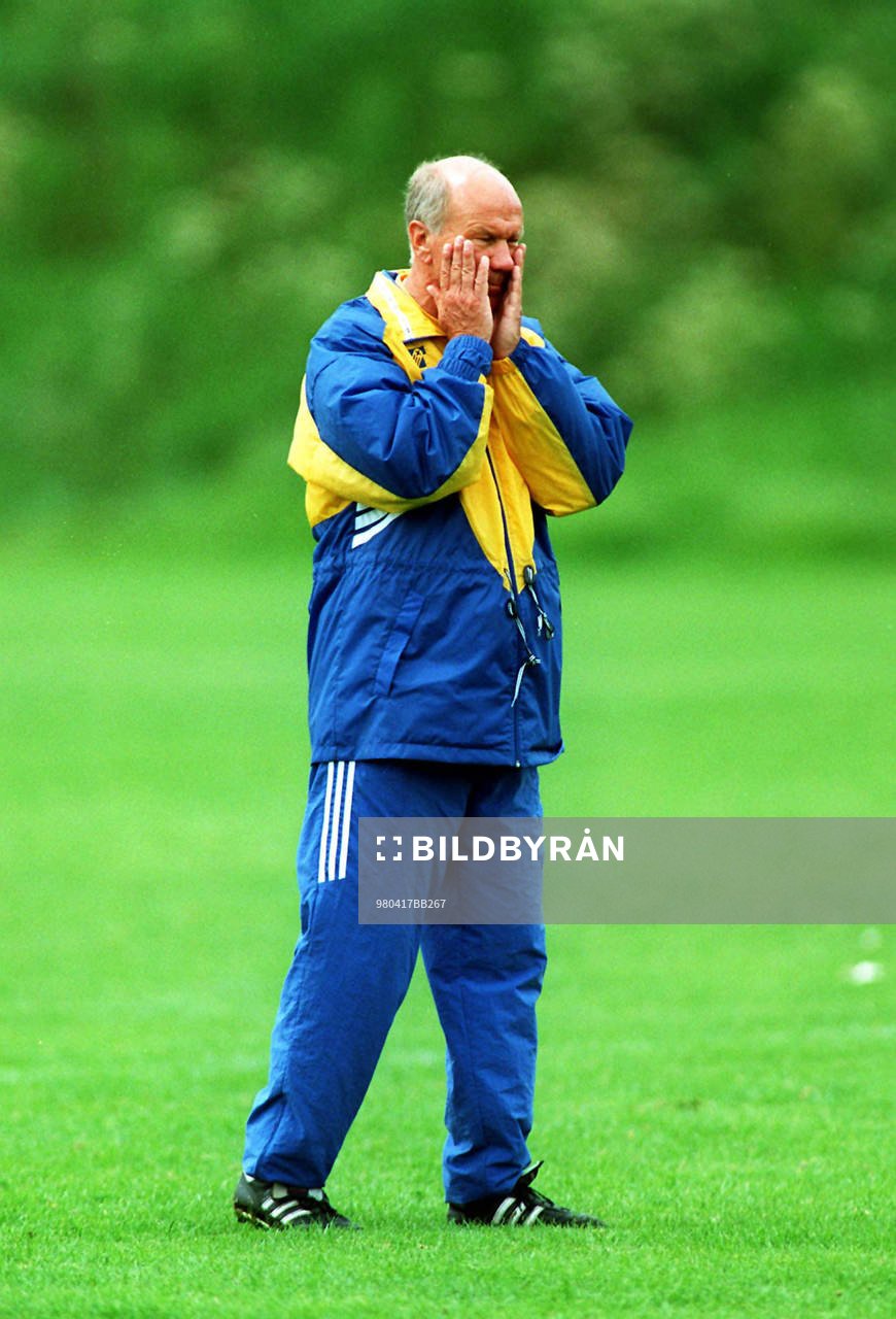 1995 Tommy Svensson, förbundskapten Sverige