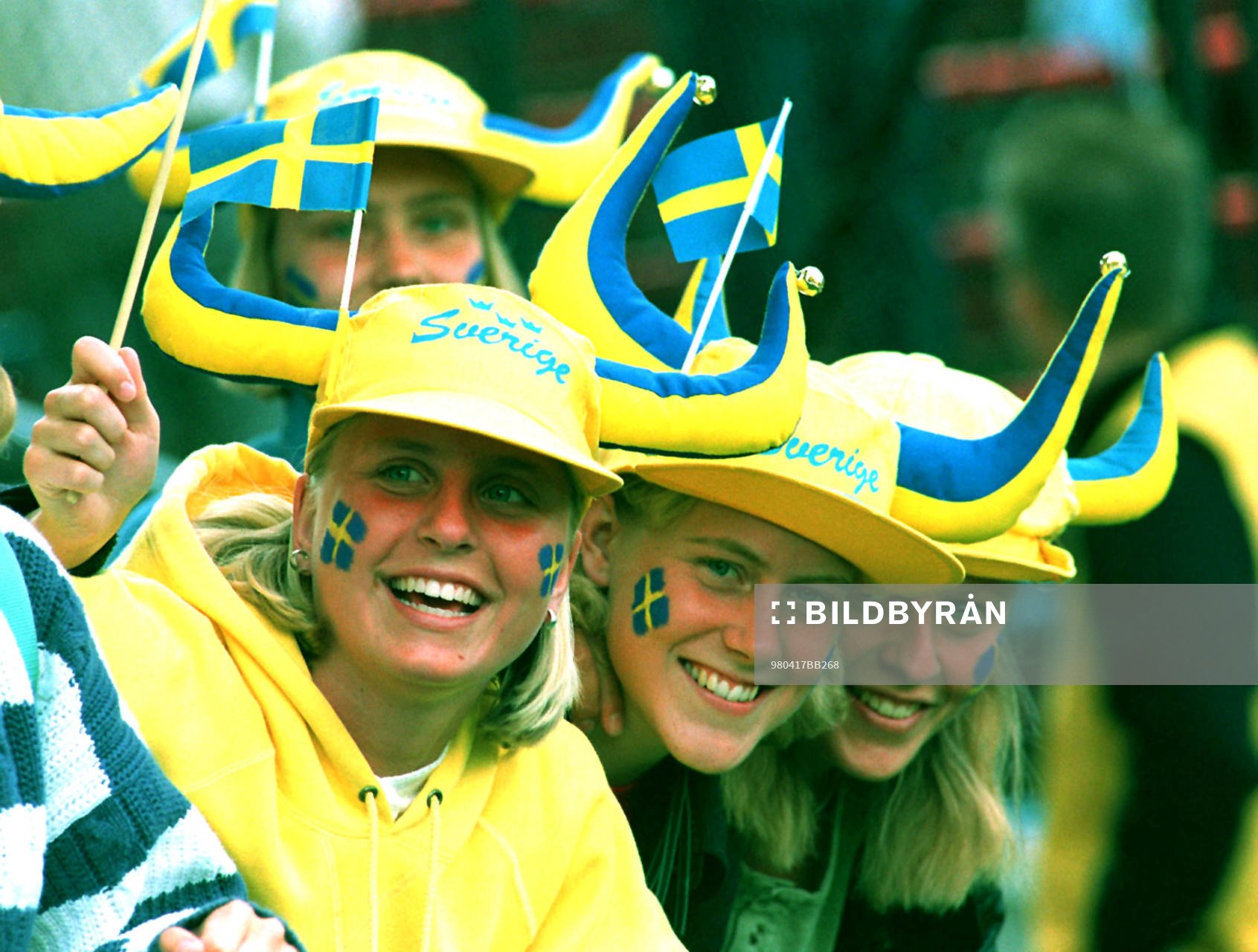 1995 Tjejsupportrar, Sverige