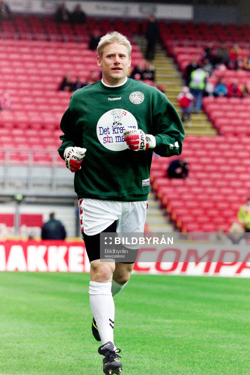 Peter Schmeichel, målvakt i Danmark