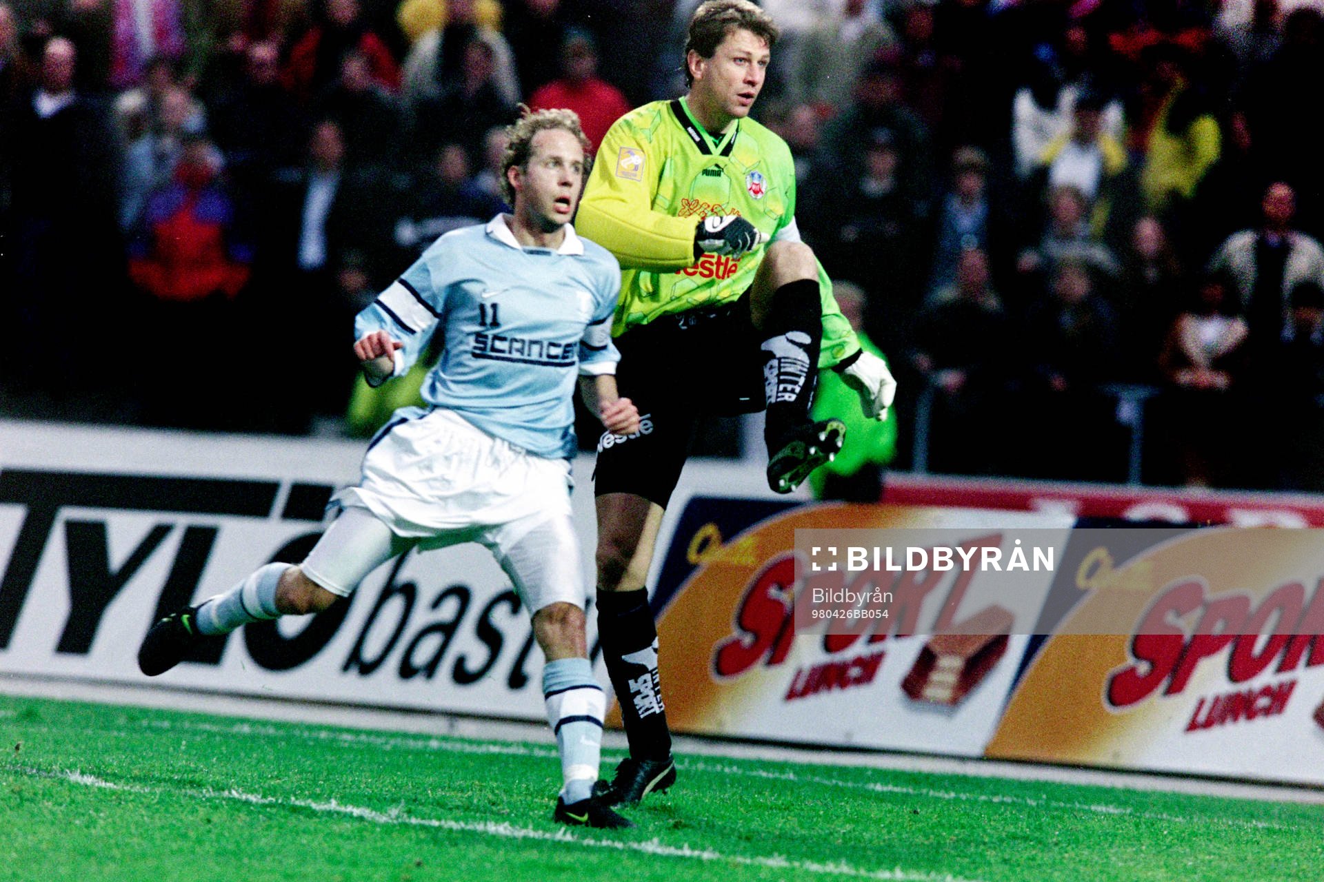 Niclas Kindvall, Malmö och Sven Andersson, målvakt,
