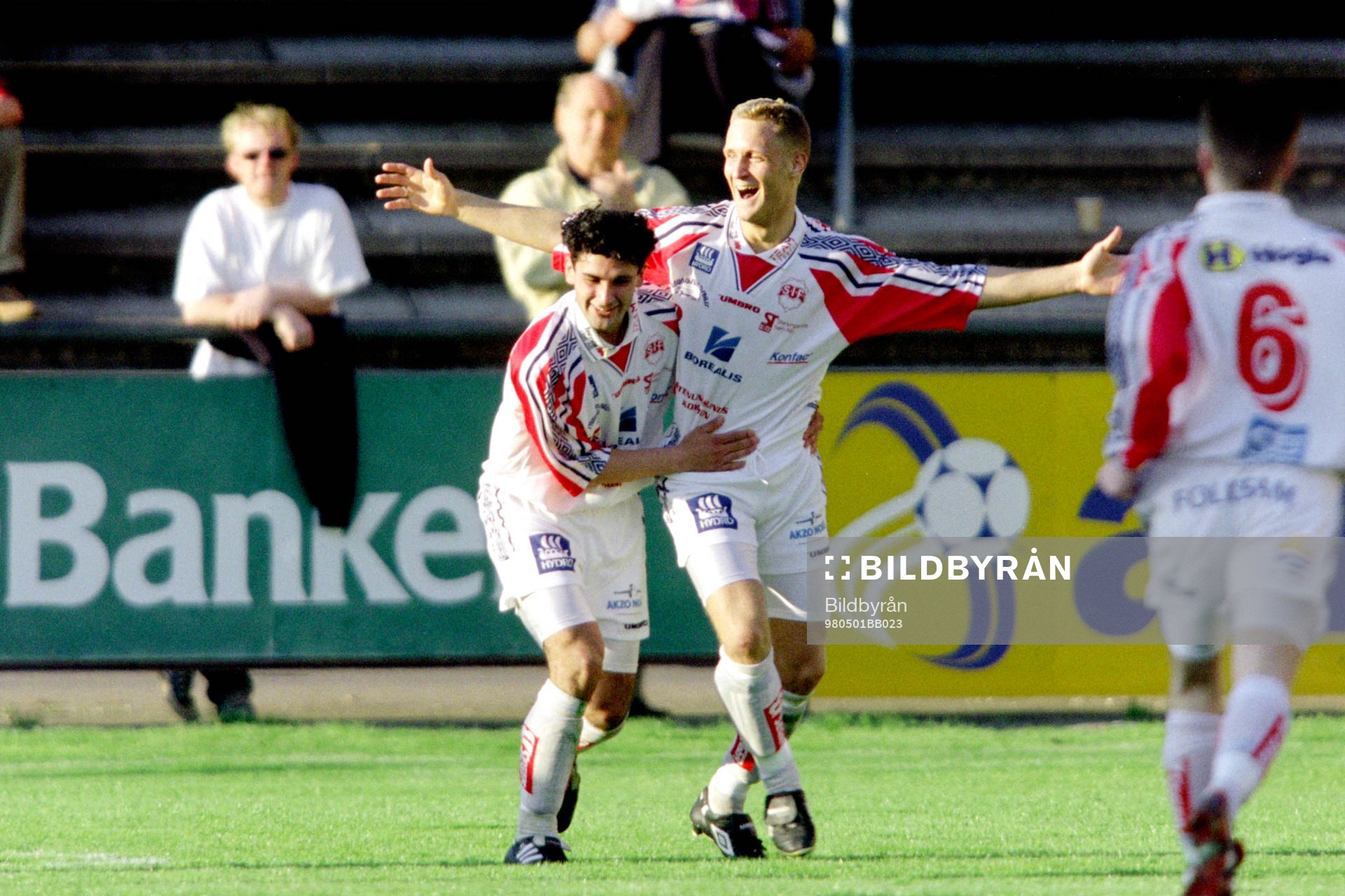 Fotboll, Svenska Cupen, Helsingborg - Stenungsund, 2-1: Mattias Dahlgren, Stenungsund jublar efter kvitteringen till 1-1.